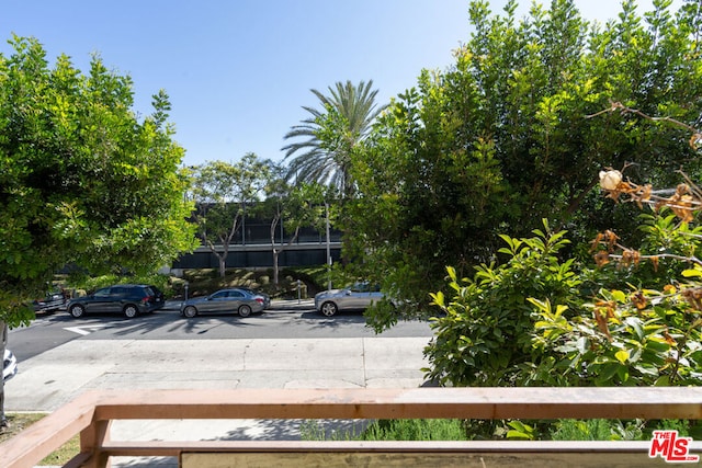 view of parking / parking lot