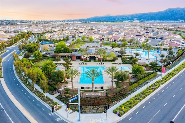 birds eye view of property featuring a residential view