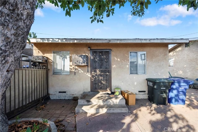 rear view of house featuring a patio area