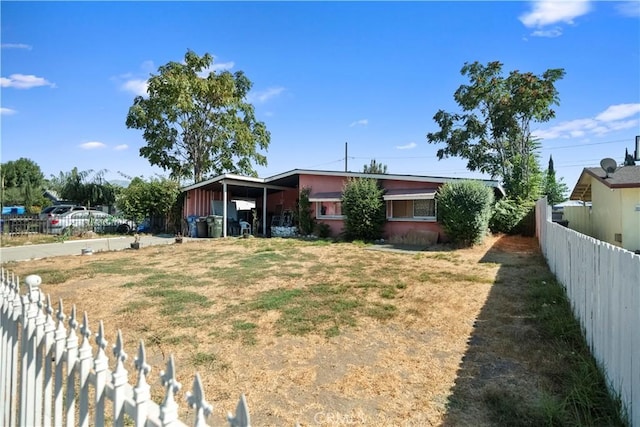 view of ranch-style home