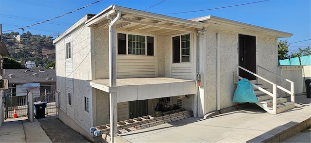 exterior space with a patio