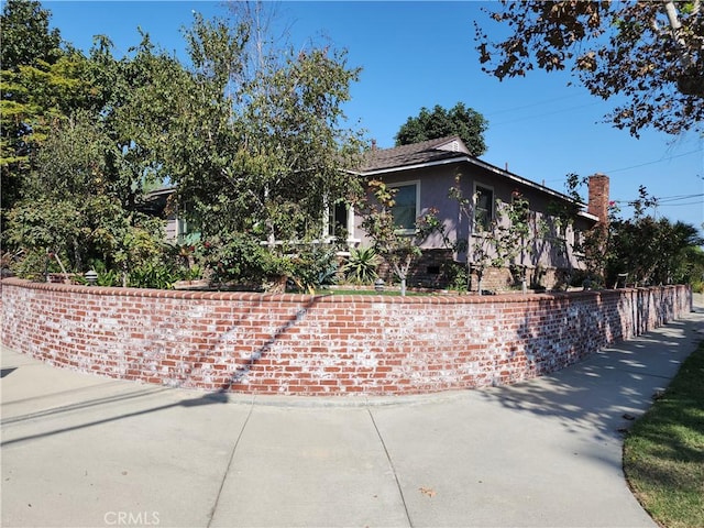 view of home's exterior featuring stucco siding