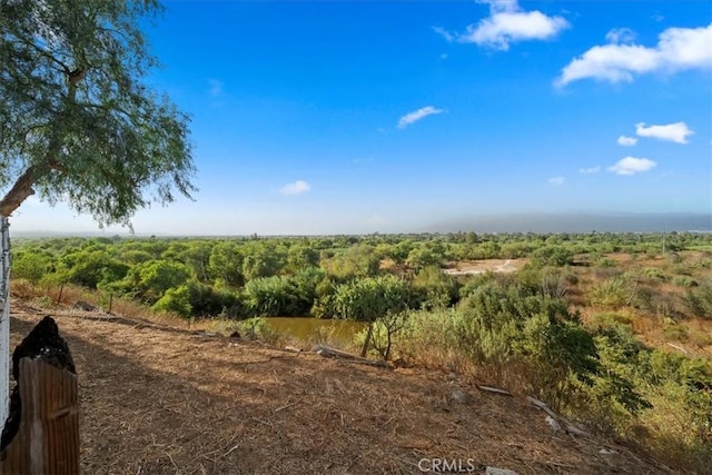 view of landscape with a rural view