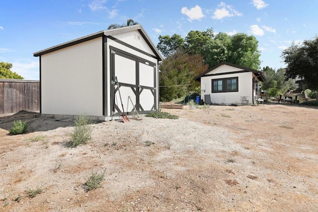 view of outbuilding