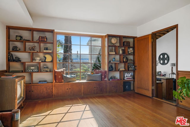 interior space featuring hardwood / wood-style flooring