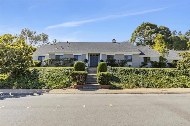 view of ranch-style home