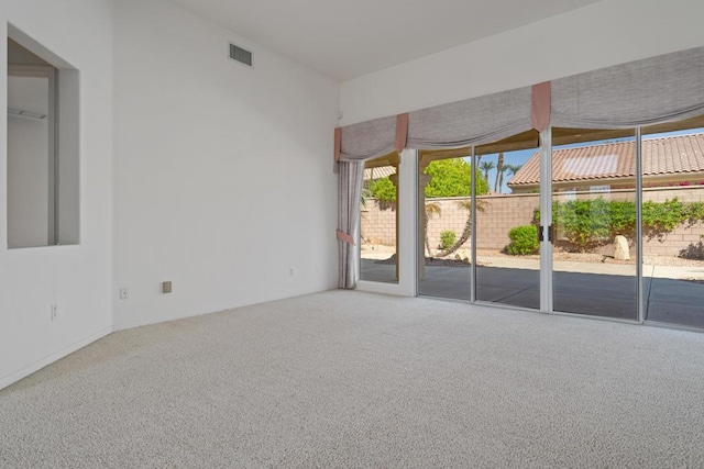 spare room with carpet floors