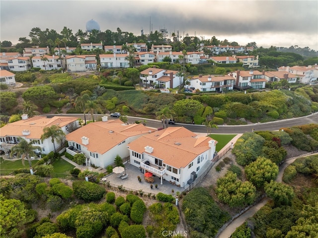 birds eye view of property featuring a residential view