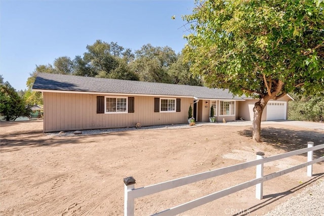 view of ranch-style house