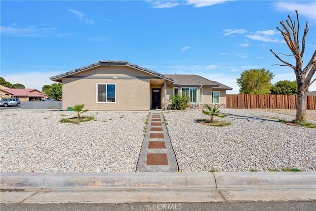 view of ranch-style home