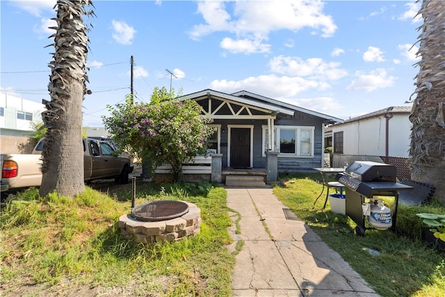 view of bungalow-style home