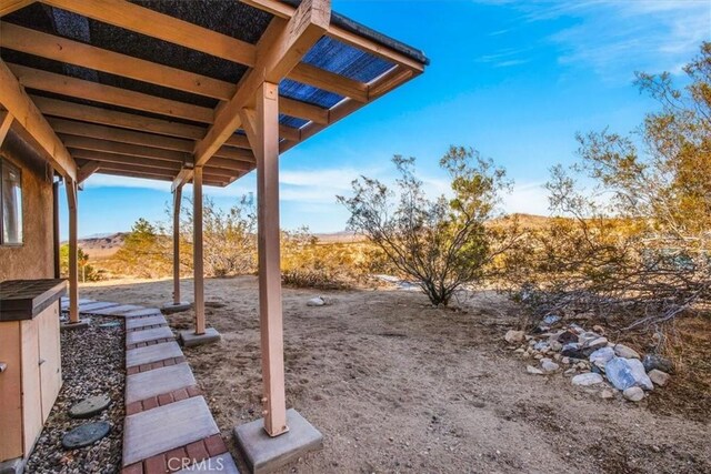 5975 Desert Star Rd Unit 1-2, Johnson Valley, CA 92285 - view of yard