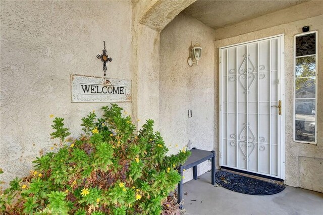 view of property entrance