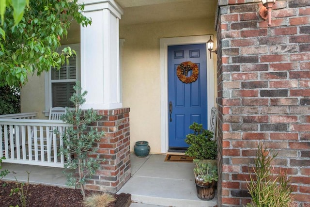 view of entrance to property