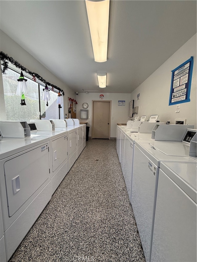 washroom featuring separate washer and dryer