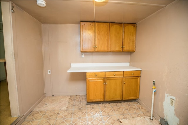 kitchen featuring light tile patterned floors