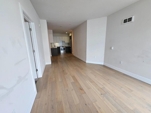 interior space with light wood-type flooring