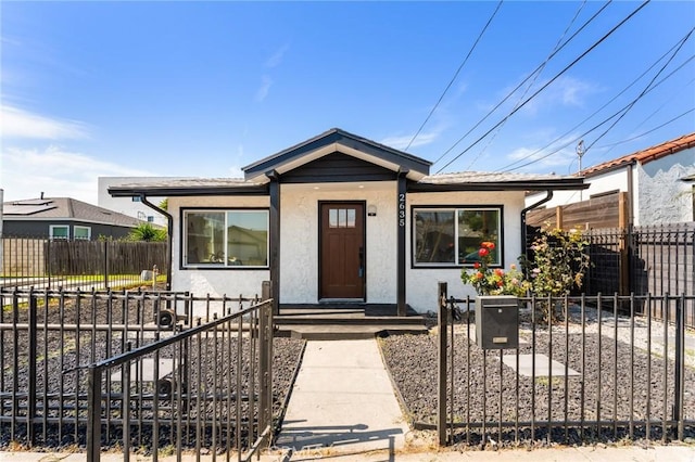 view of bungalow