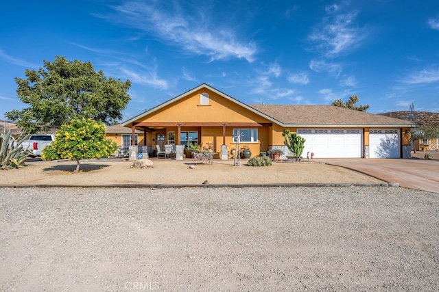 ranch-style house with a garage