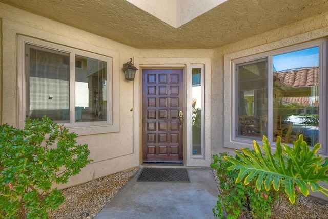 view of entrance to property