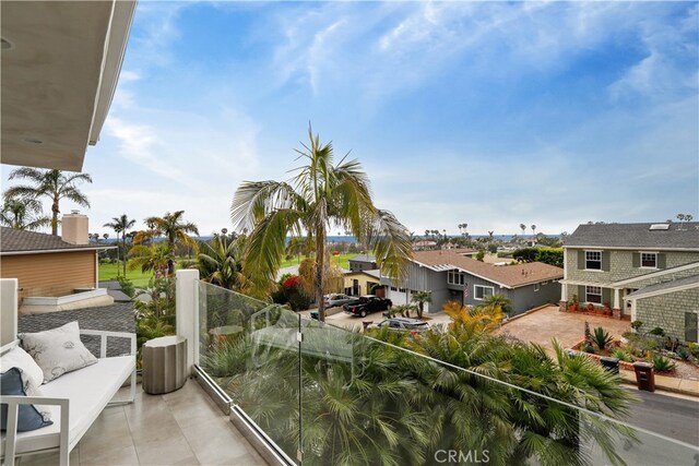 balcony with outdoor lounge area