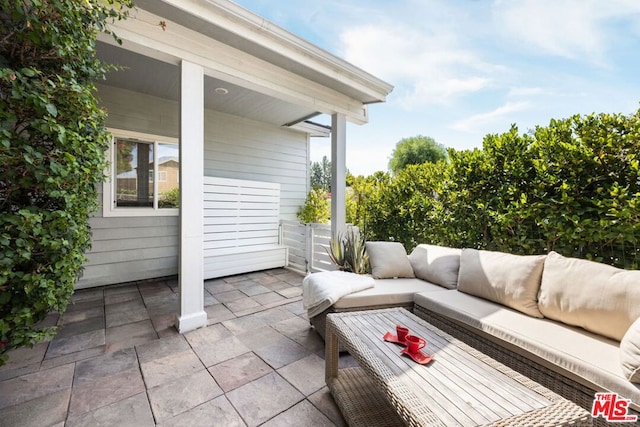 view of patio / terrace with outdoor lounge area