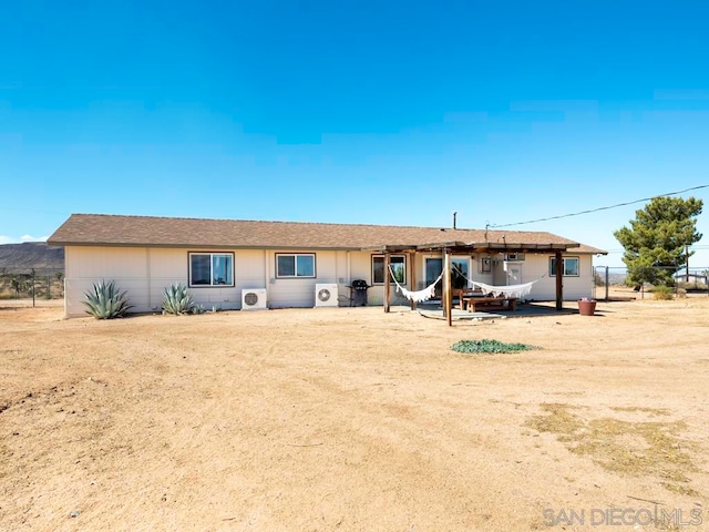 view of back of property