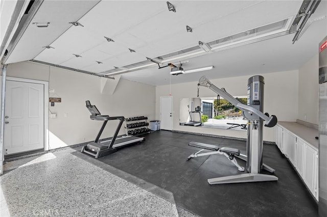 view of workout room