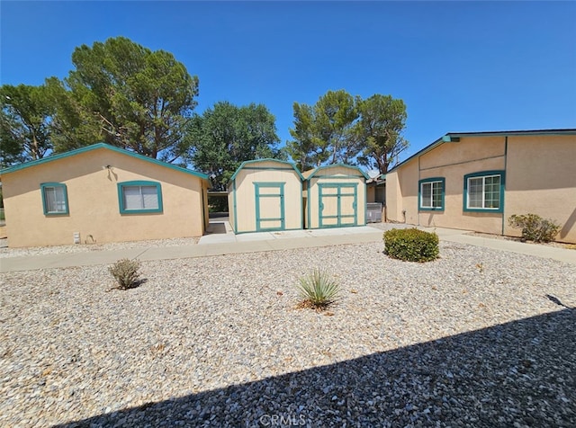 view of rear view of property