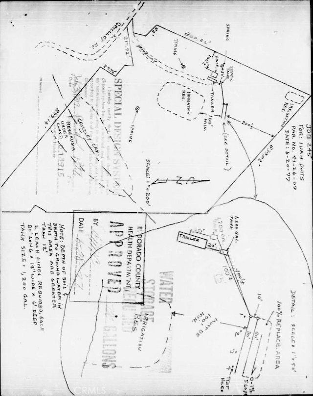 10405 Grizzly Flat Rd, Grizzly Flats CA, 95636 land for sale