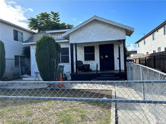 view of bungalow