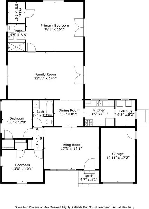 5451 W 117th St, Hawthorne, CA 90304 - floor plan / room layout