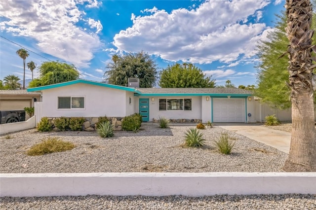 ranch-style house with a garage