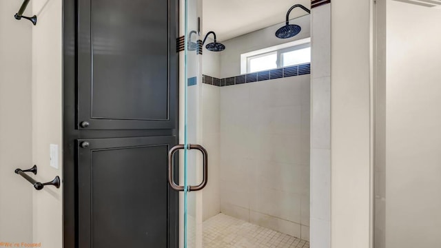 bathroom with an enclosed shower