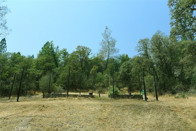 view of landscape featuring a rural view