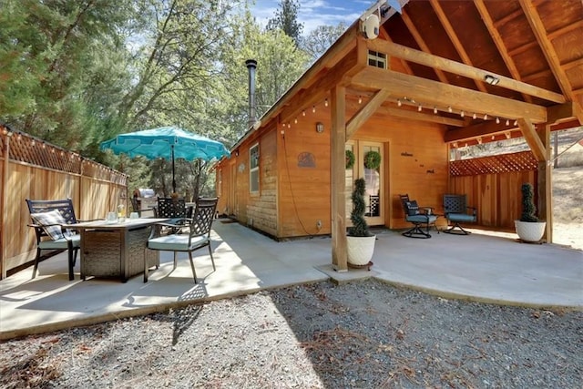 12828 Broyles Trl, Oregon House, CA 95962 - view of patio featuring outdoor dining area