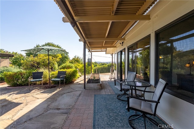 view of patio