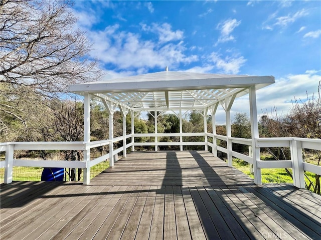 view of deck