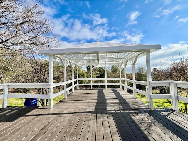 view of deck