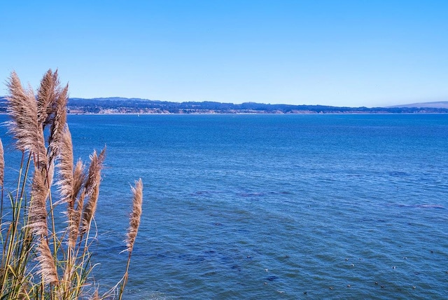 water view with a mountain view