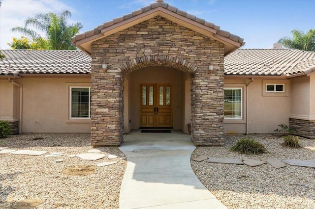 view of property entrance