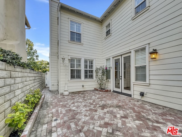 view of patio / terrace with french doors