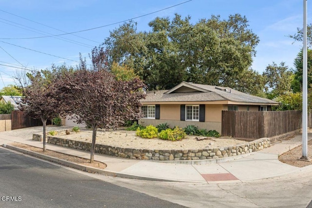 view of ranch-style house