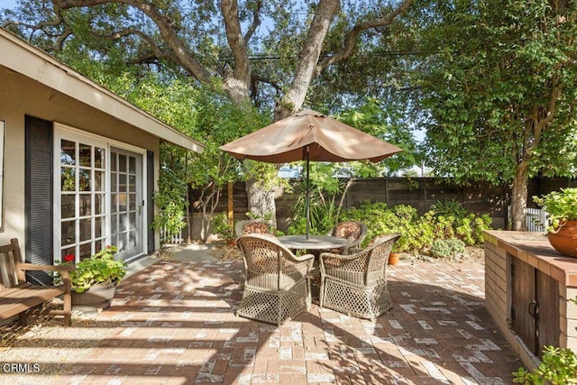 view of patio