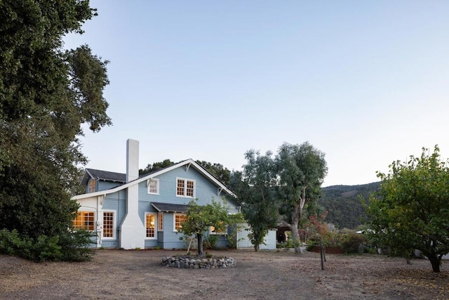 view of front of home