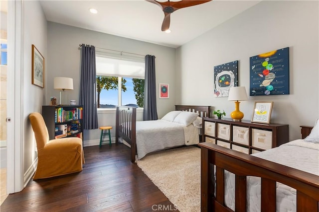 26088 Calle Catrina, Temecula, CA 92590 - bedroom featuring wood finished floors, recessed lighting, and baseboards
