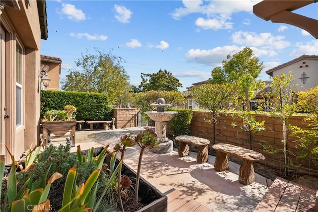 view of patio