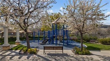 view of jungle gym