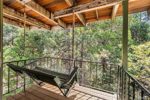 view of deck