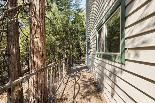view of side of home